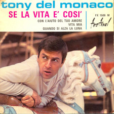 TONY DEL MONACO SE LA VITA E