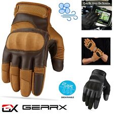 Gants De Moto En Cuir Et