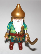 PLAYMOBIL 5493 CHEVALIER NAIN BARBE BLANCHE TRESOR DU DRAGON CALENDRIER AVENT