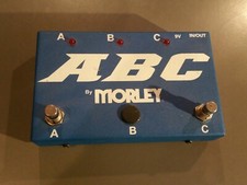 Custom Made by Morley ABC 3 Channel Selector ( not a Combiner) Pedal Switch 