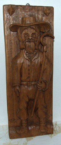 Bas relief bois - relief, sculpté