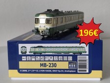 LE DERNIER REE MODELES MB-230 X2898 Autorail X2800 LYON-VAISE Ep.IV SNCF HO #70