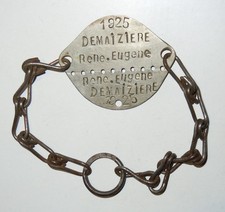 BRACELET D'IDENTITE D'UN