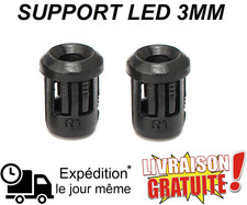 Lot 2 Porte LED 3mm Noir –