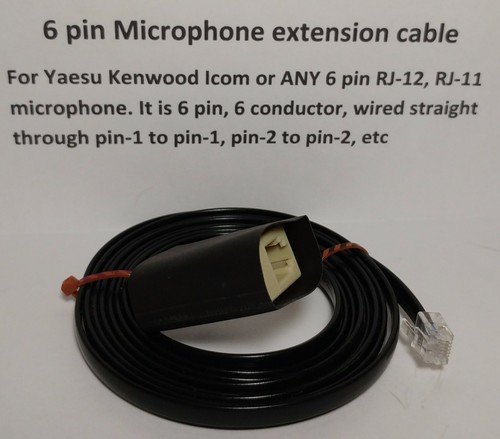 Microphone extension cable - microphone, 6
