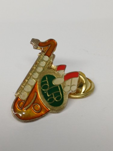 Pin vintage saxophone - (d7),