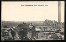 CPA Beauval, La Gare et Usine Saint freres, La Gare 