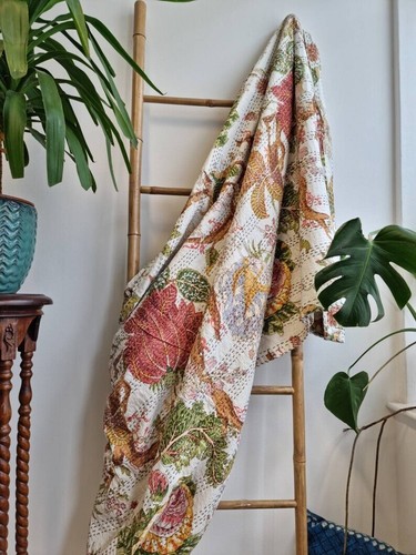 Indien blanc floral reine - blanc,