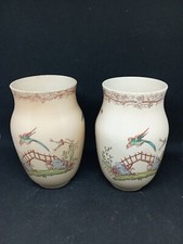 Paire de  Vase signé  KELLER