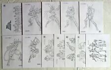 Saint Seiya Set 165 Settei Bronze Saint Shingo Araki