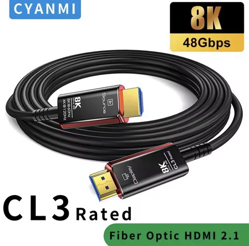 Câble hdmi fibre optique - 2.1,