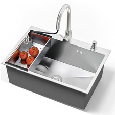 Grand évier de cuisine en