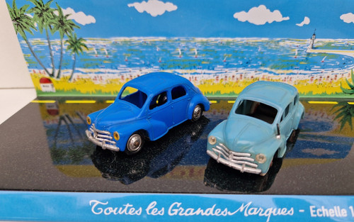 Norev lot renault 4cv - de, 2