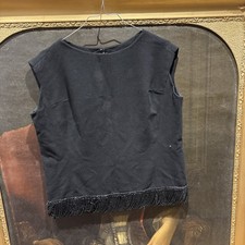 Ancien Corset Veste Tailleur Bustier  Franges De Perles Lesté Époque Art Déco