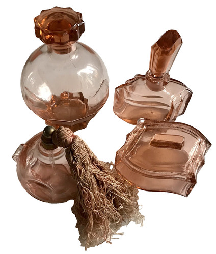 Garniture toilette ancienne - garniture,