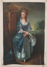 Carré Peinte à la Main Huile