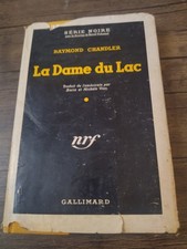Chandler Raymond . La Dame du Lac . Trad. B&M Vian . Série Noire Cartonnée .1949