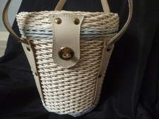 VINTAGE 1950 wicker and