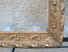 cadre XIXème en bois doré 45
