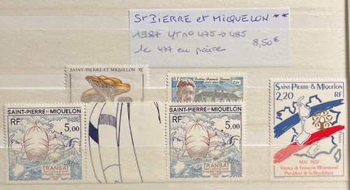Timbres saint pierre - timbres,