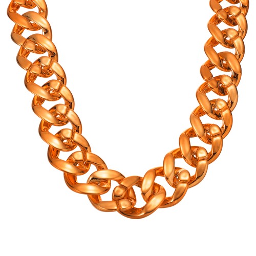 Collier chaîne plastique - en,