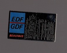 Pin's EDF GDF Beauvais