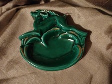 Cendrier art déco barbotine