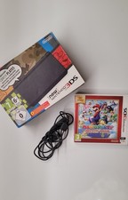 Nintendo New 3DS XL Noire Comme Neuf Mint Cond Stylet Jeu Chargeur 