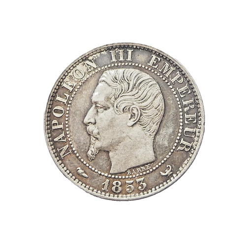 Napoleon iii centimes 1853 - napoleon,