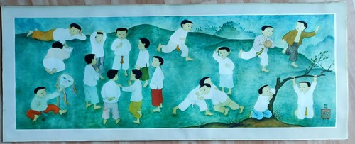Reproduction estampe asiatique