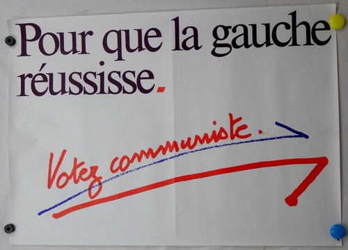 Affiche politique pcf - affiche,
