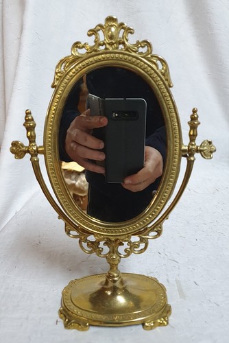Ancien miroir coiffeuse - de,
