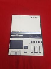 NOTICE D ORIGINE DE PLATINE K7 CASSETTE VINTAGE TEAC A 160 + SCHÉMA