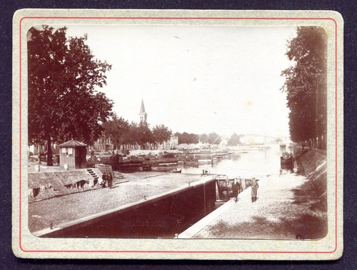 Photo ancienne vers - ancienne, canal