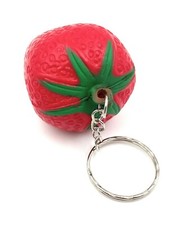 Fraise Fruit Porte-Clés En