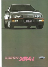 FORD SIERRA - 1984 - XR4i / catalogue brochure prospectus dépliant