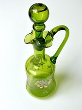 ANCIENNE Carafe VERRE SOUFFLÉ