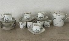 Service À Café Jean POUYAT. Limoges Décor Barbeaux