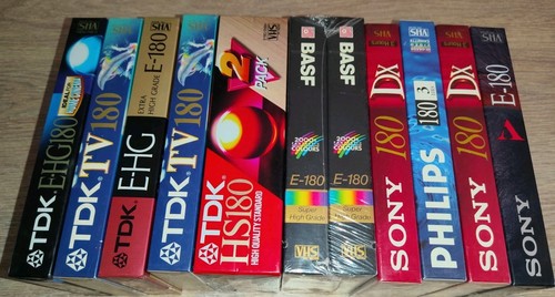 Lot cassette vhs - de, 180