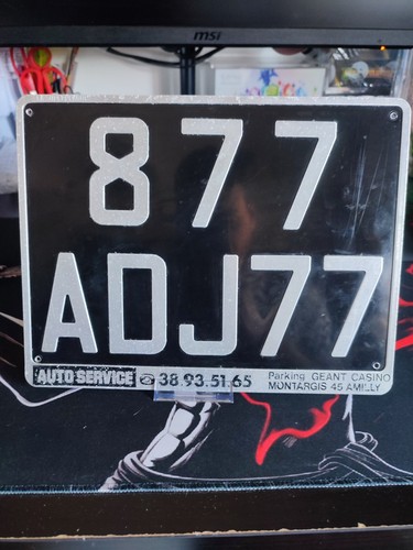 Ancienne plaque - ancienne,