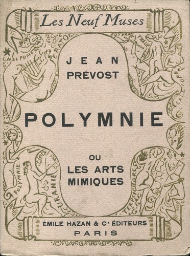 Jean prévost polymnie - prévost, ou