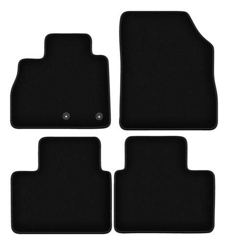 Tapis sol velours noir - sol, en