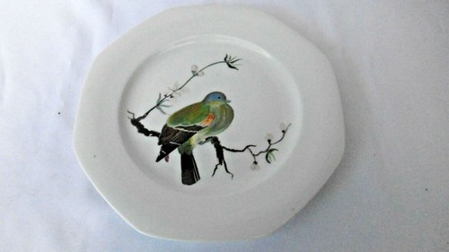 Assiette oiseau porcelaine - assiette,