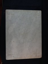 Pierre d'Autel Plaque Marbre Gravée Croix Eglise Chapelle Religion Catholique