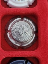 Capsule de Champagne Baroni Brigitte Numero 3a Rare Etain