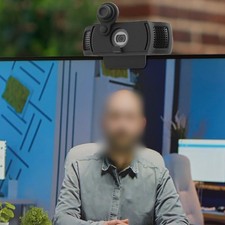Housse Webcam Noire pour Logitech C920 C922 C930e Portable et Léger
