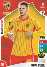 N° 80 BIS - CARTE FOOT PANINI ADRENALYN 2025 2026 - NIDAL CELIK - LENS