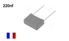 Condensateur X2 220nF 0.22uF 0,22µF 275V AC 224K 22,5mm