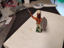 Indien  tenant tomawak , plomb creux, fabricant GM ,XR,LR,CBG, Britains, bleue