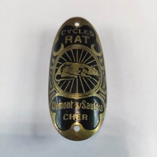 Rare plaque de vélo ancienne